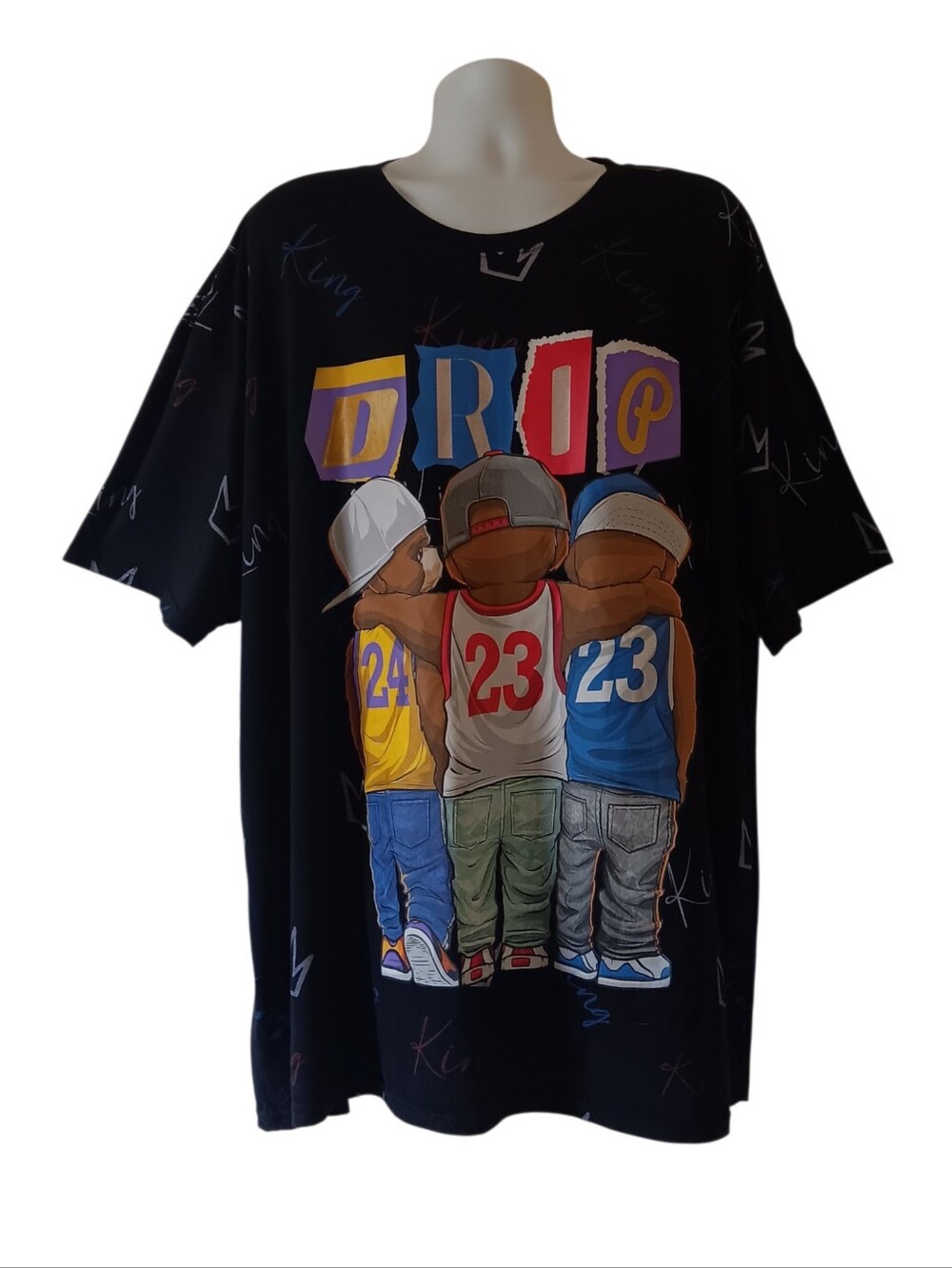 O G Hustle Bailey Apparel drip bears Kobe Jordan Labron James size 5XL